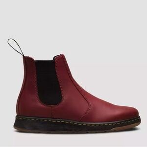 Dr. MARTENS Leather Chelsea Boots Greyson 9